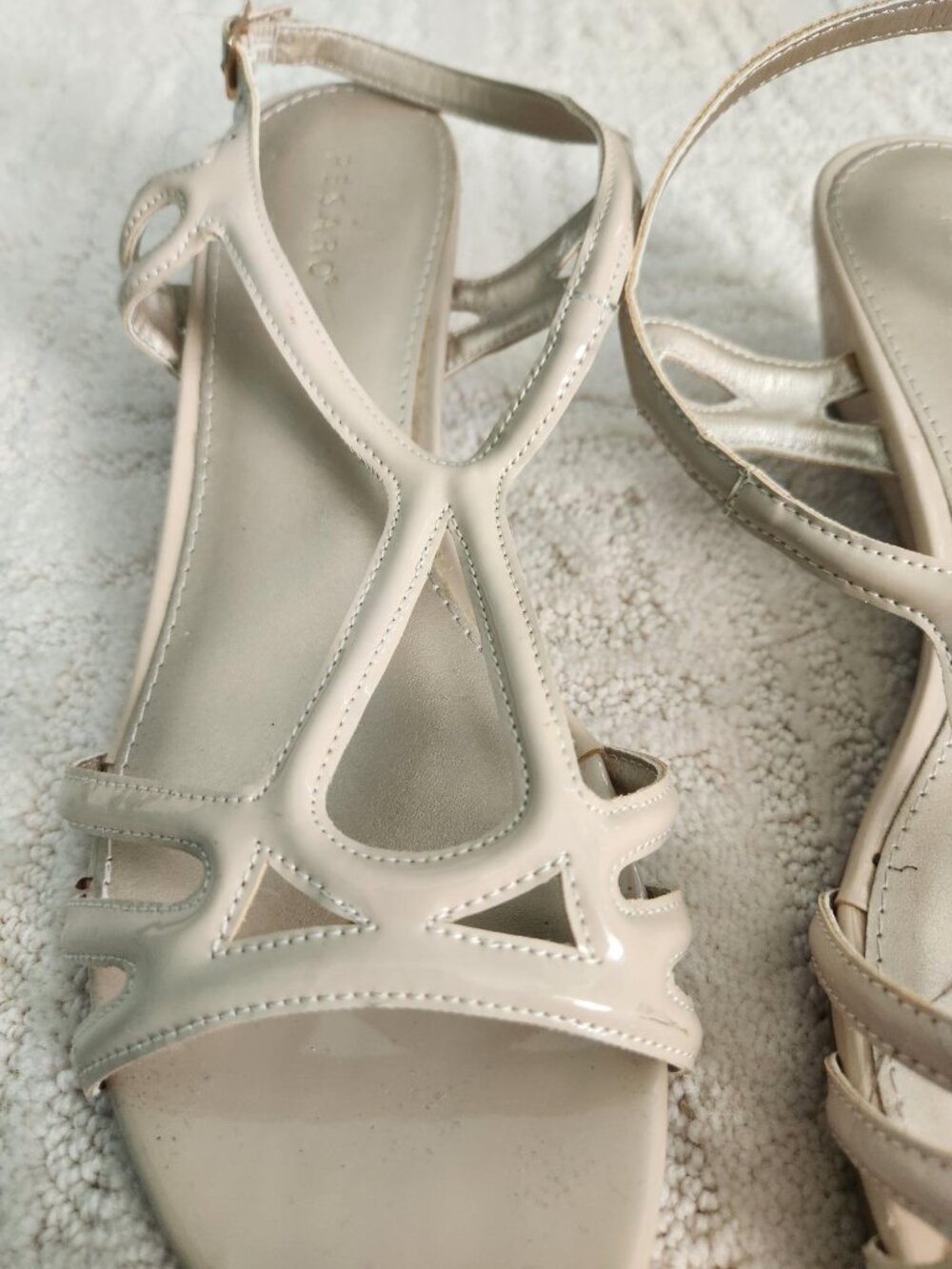 Patten cream sandal size 9
